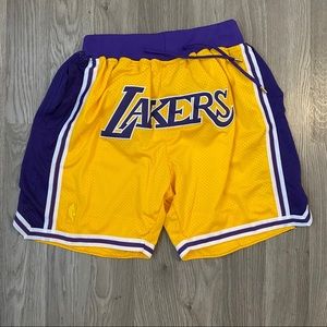 JUST DON LAKER REP SHORTS